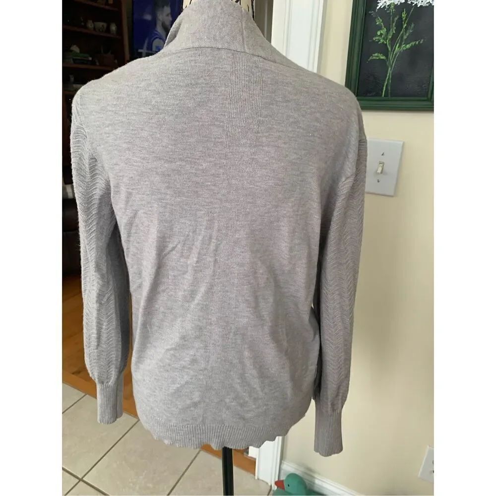 Essentials by Milano Gray Cardigan - Picture 2 of 6